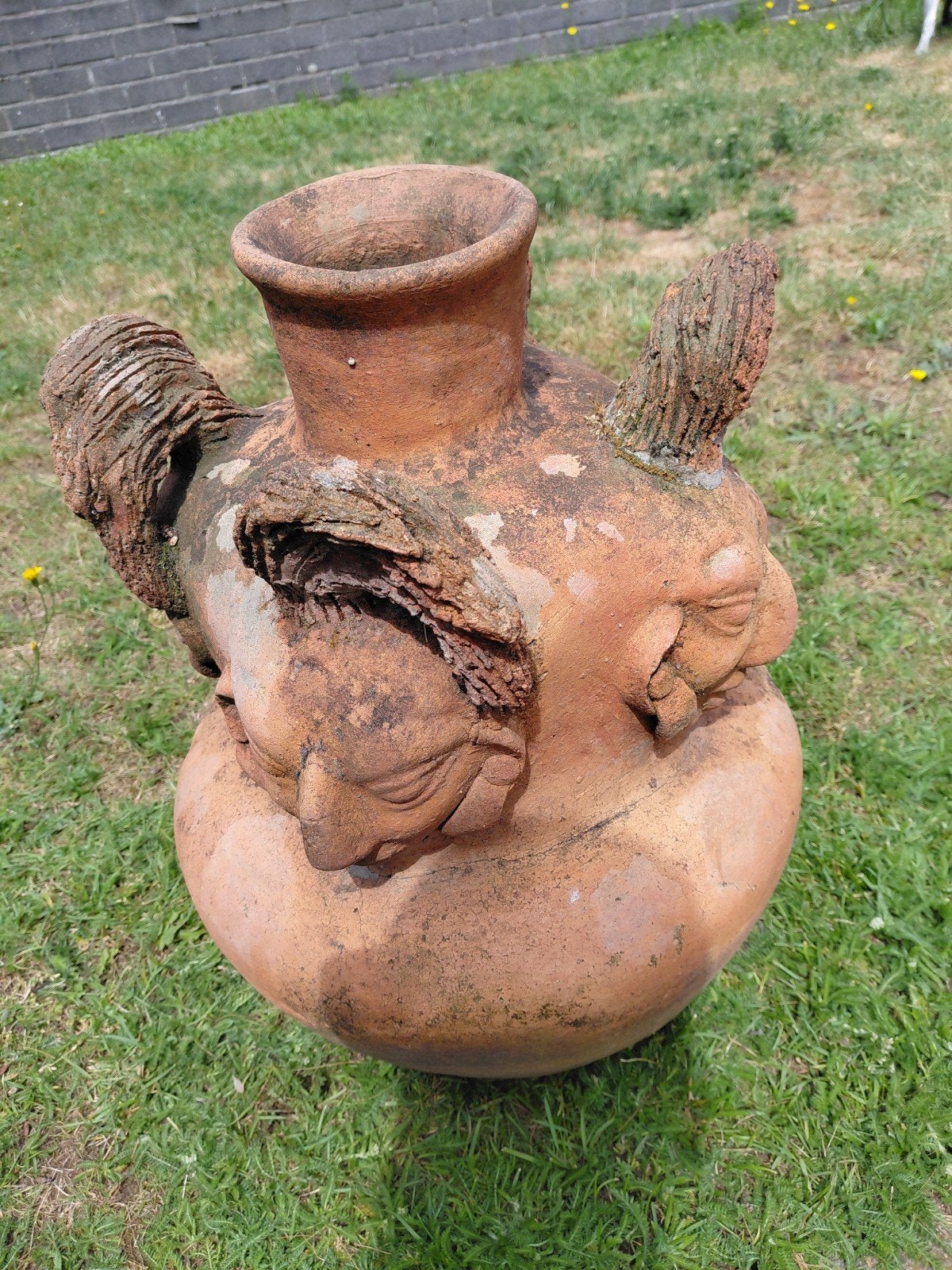 Terracotta bloempot, hoogte 58cm, Ophalen