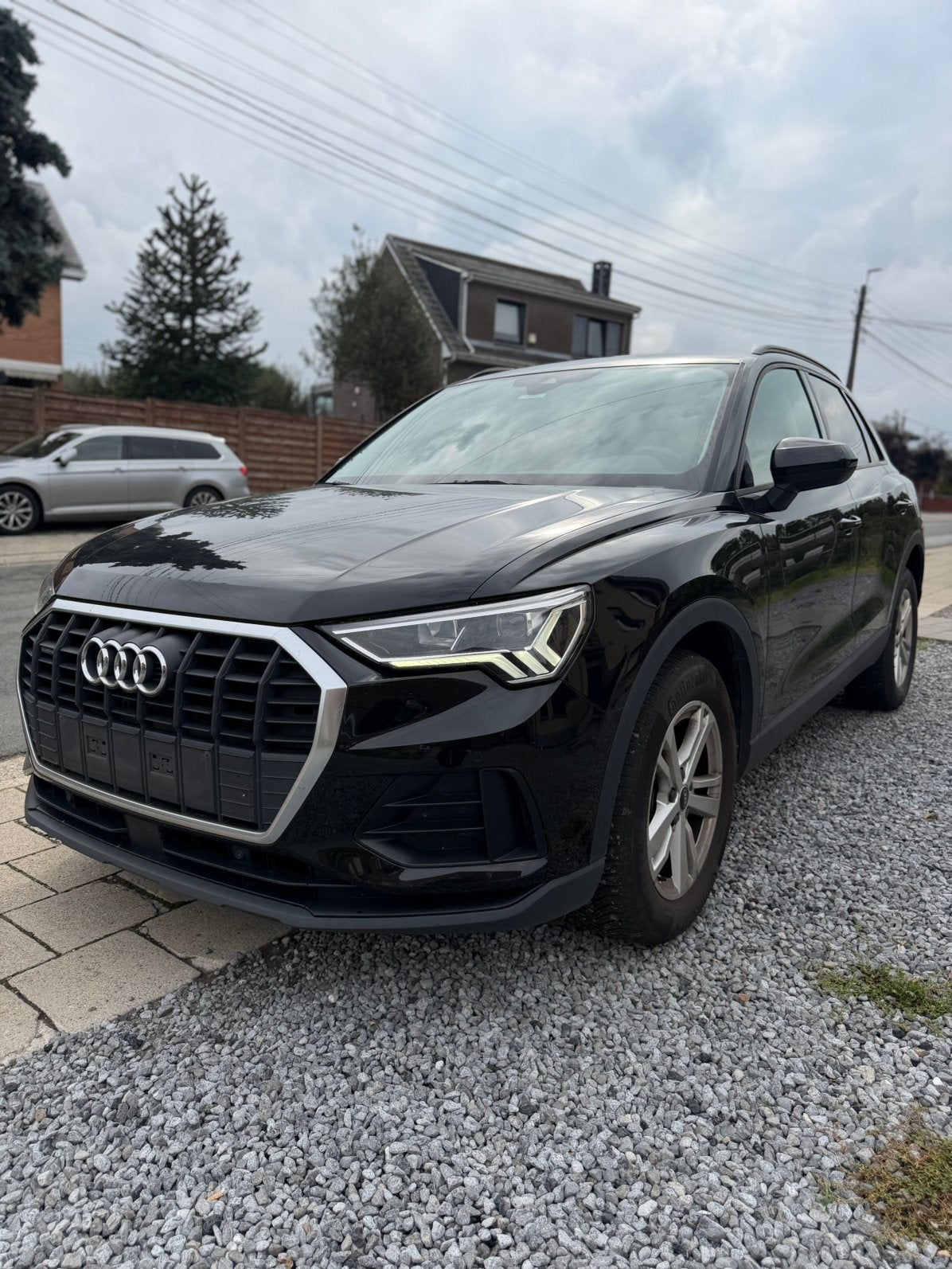 Audi Q3 40 TFSI 190pk 2.0l benzin 2022!!, Autos, Cuir, Achat, Entretenue par le concessionnaire, Noir