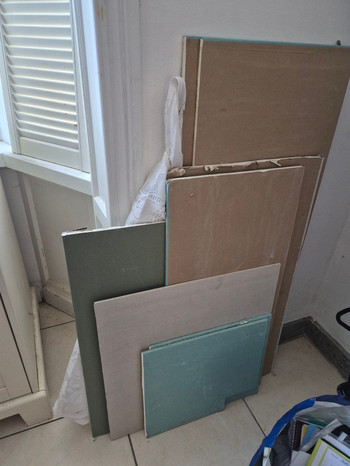 Plaques de gyproc, Bricolage & Construction, Plaques & Panneaux, Enlèvement