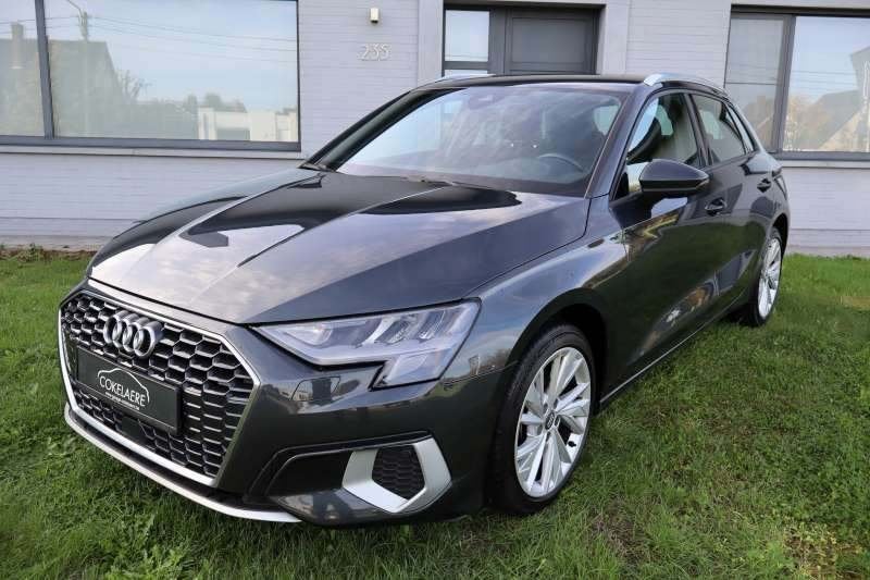 Audi A3 Sportback 30TFSi Navi/LED/VirtualCockpit/Cruise/DAB, Auto's, Voorwielaandrijving, Stof, Bedrijf, 5 deurs