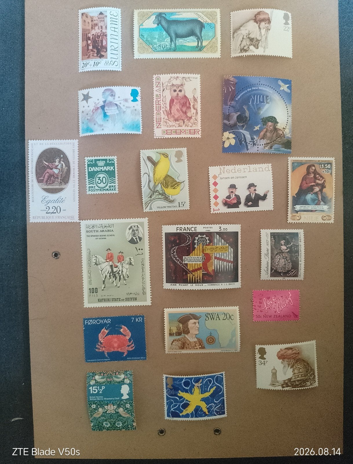 20 timbres historiques, Enlèvement ou Envoi