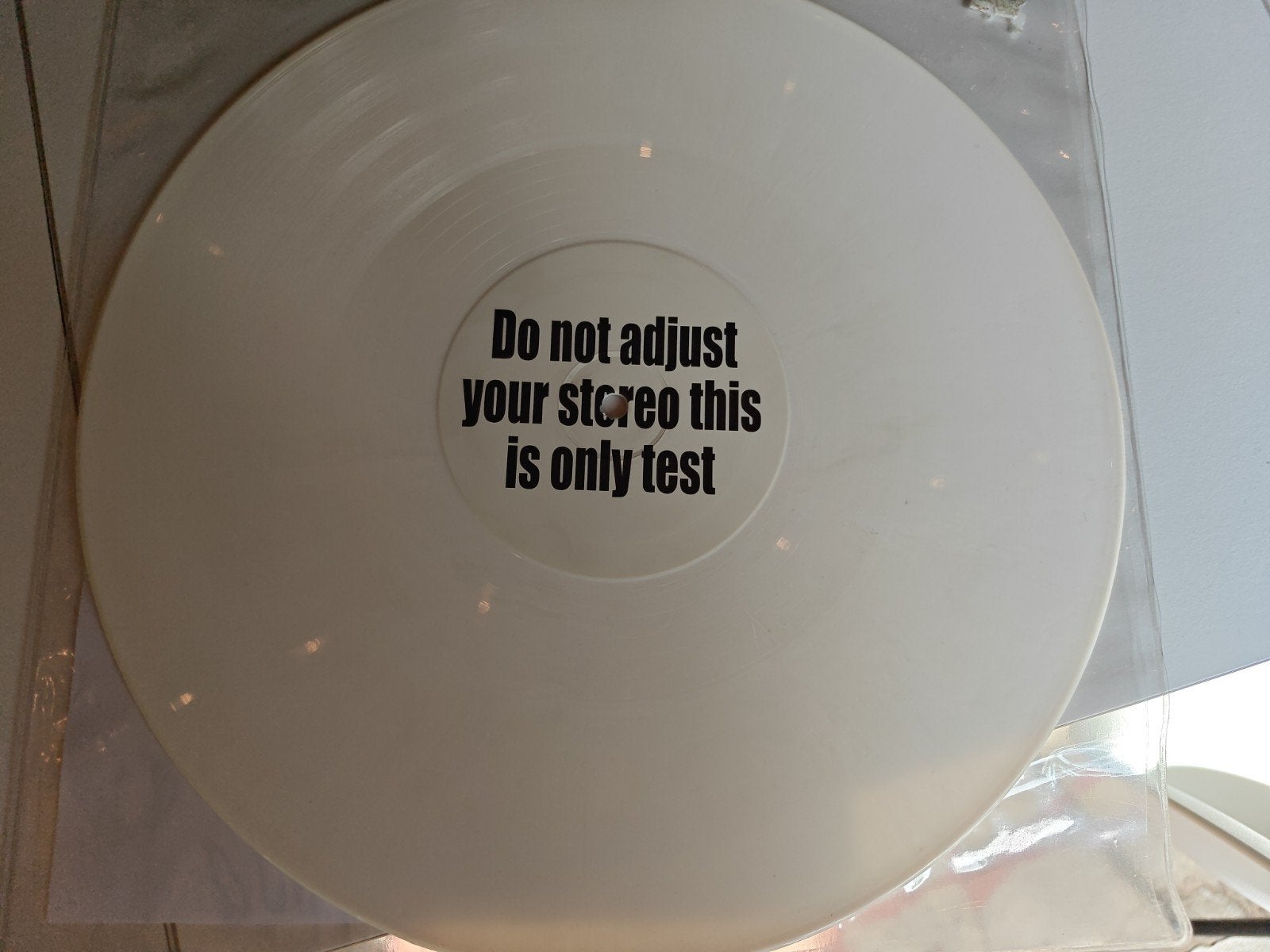 White Label - Do Not Adjust Your Stereo This Is Only Test -, Promo, Ophalen of Verzenden, Dance