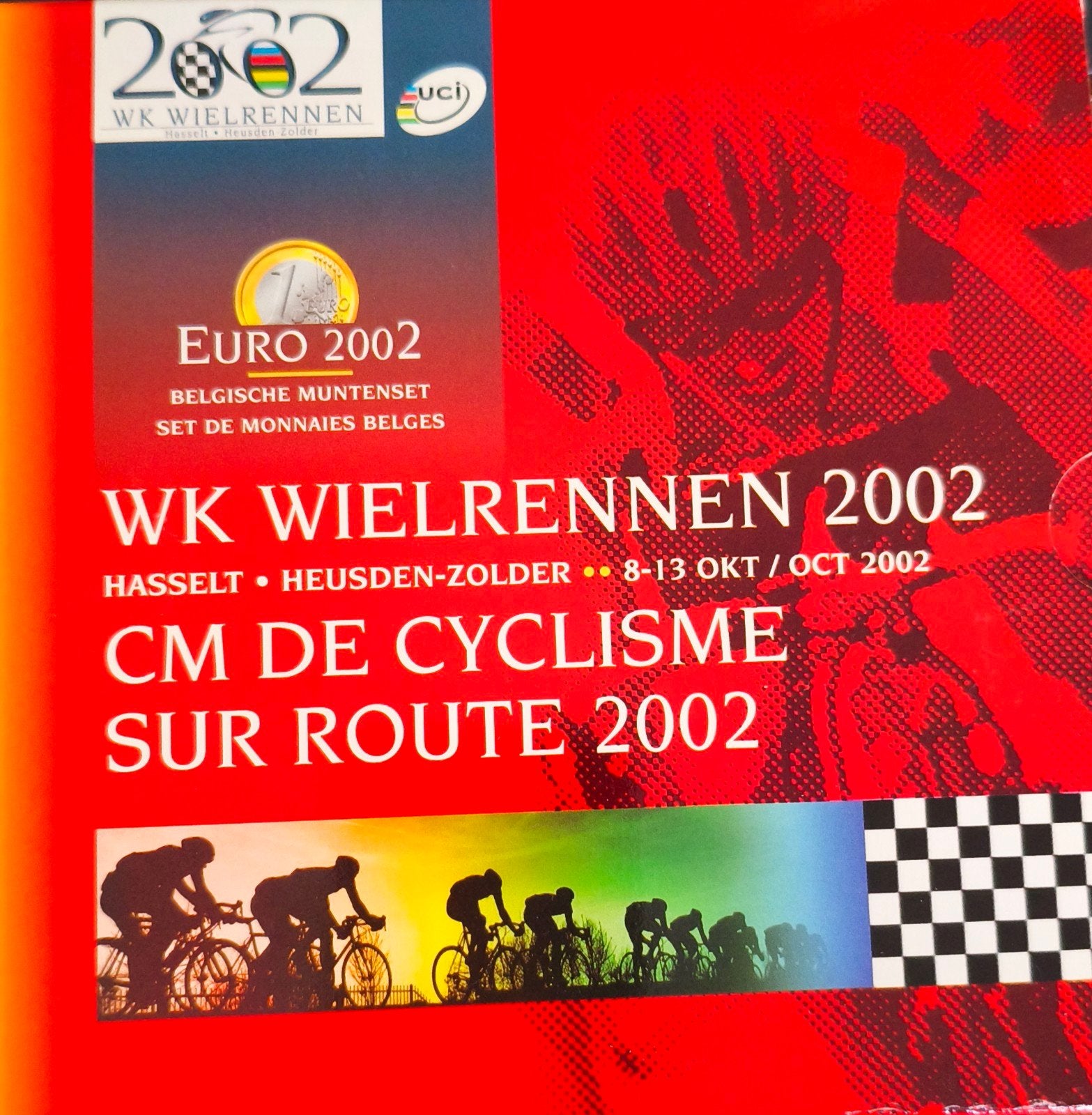 Muntenset België WK wielrennen 2002 cyclisme, Timbres & Monnaies, Monnaies & Billets de banque | Accessoires, Enlèvement ou Envoi