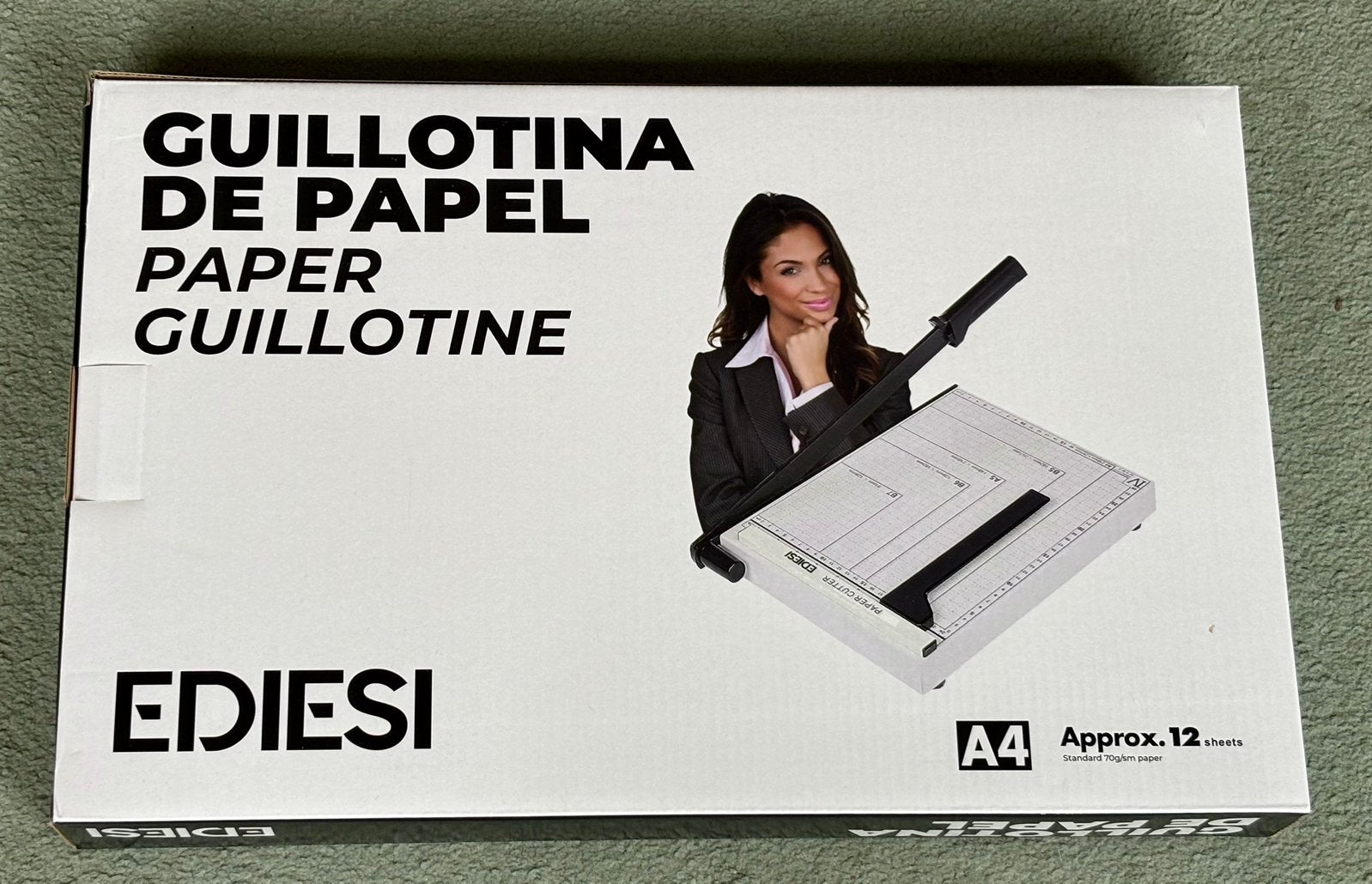A4 guillotine-papiersnijder Ediesi, Ophalen, Nieuw