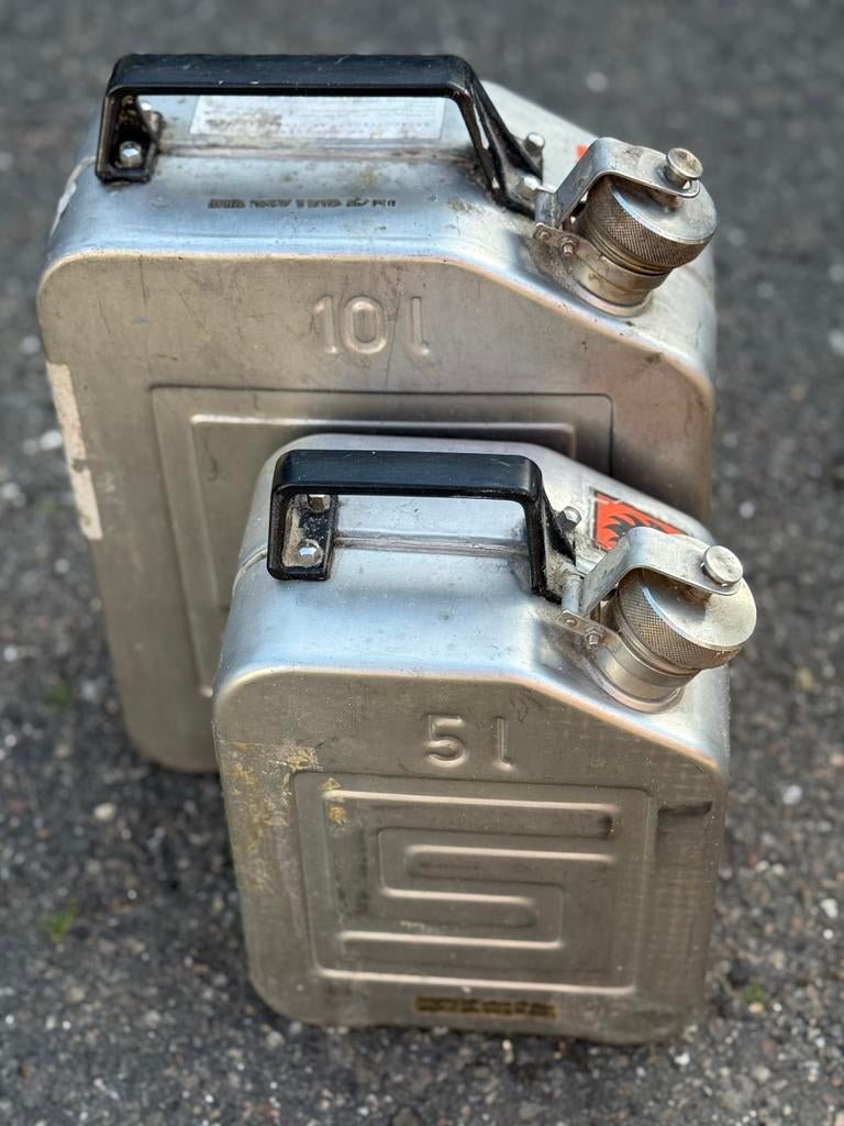 jerrycan 5/10 liter, Ophalen, Gebruikt
