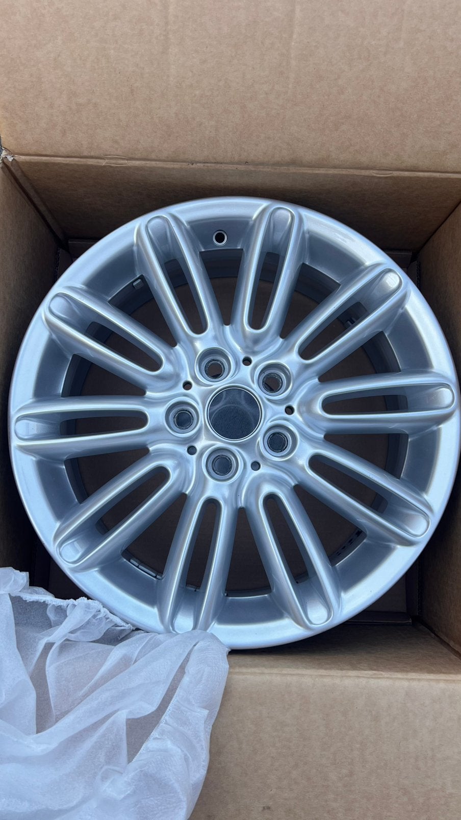 Originele 17 inch Mini Cooper velgen (5x112) – Set van 4, Ophalen, 17 inch, Velg(en)