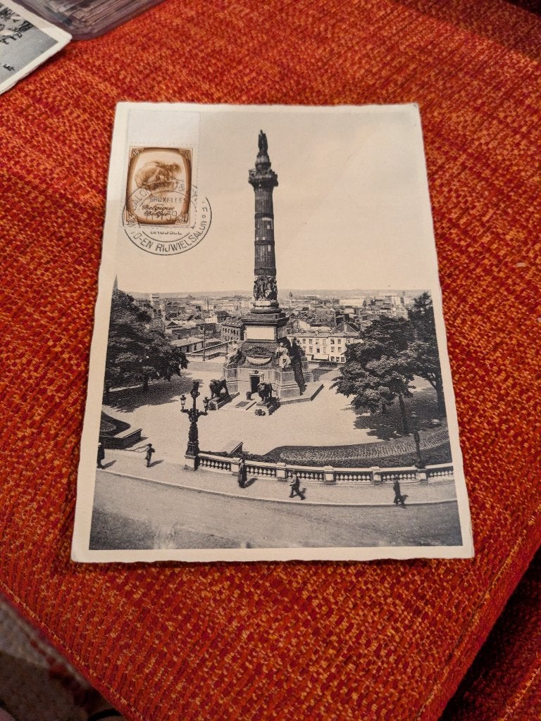 Bruxelles - colonne du congres, Enlèvement ou Envoi, Affranchie