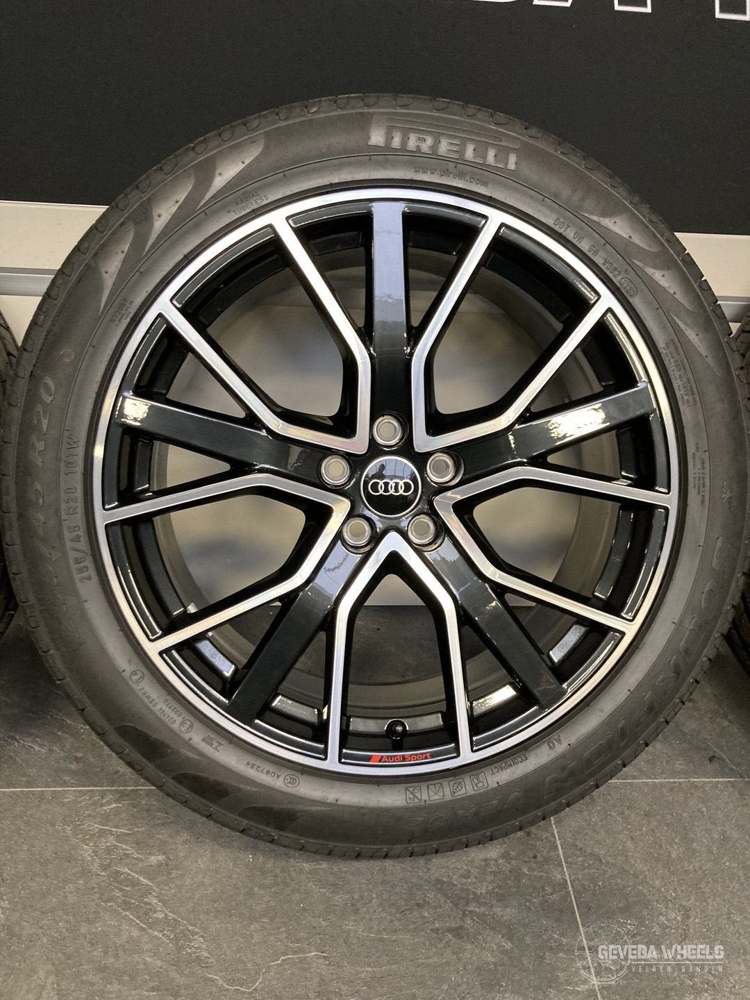 20” originele Audi Q5 / SQ5 velgen + banden 5x112 80A 601 02, Pneus et Jantes, 255 mm, Véhicule de tourisme, Pneus été