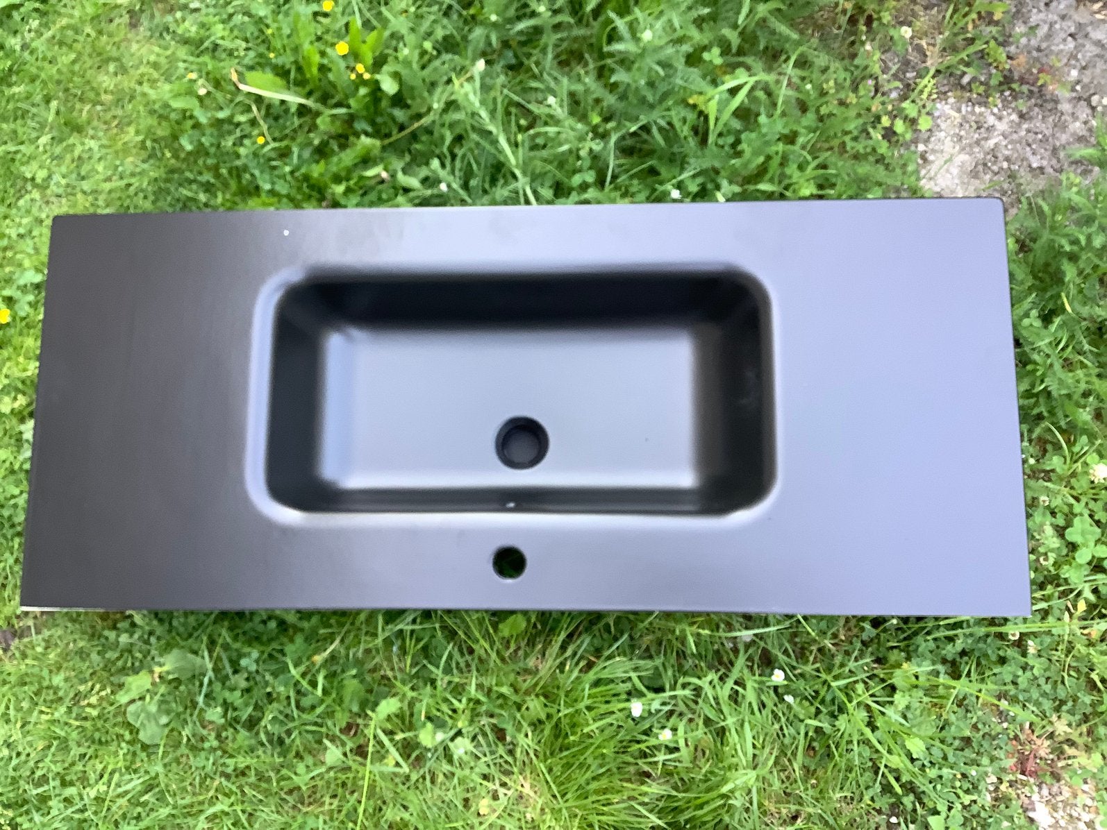 NIEUW IN DOOS Lavabo/Wastafel Mat Zwart Italiaanse disign, Ophalen, Zo goed als nieuw, Wastafel
