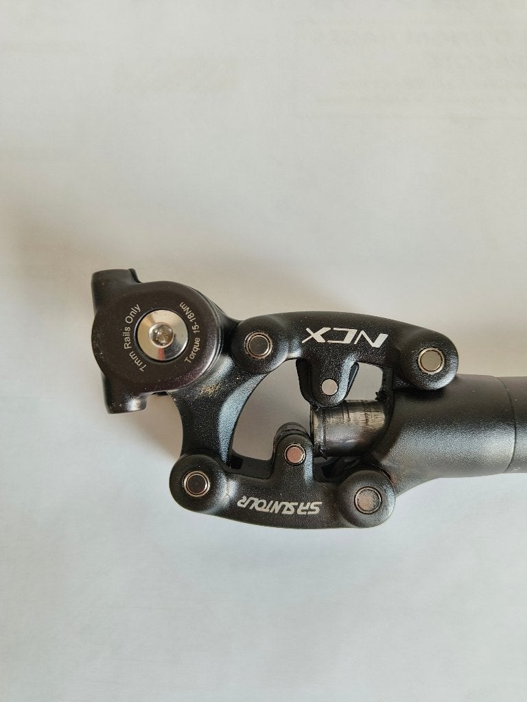 NCX geveerde zadelpen, Fietsen en Brommers, Fietsonderdelen, Zo goed als nieuw, Zadel, Aluminium, Elektrische fiets, Mountainbike