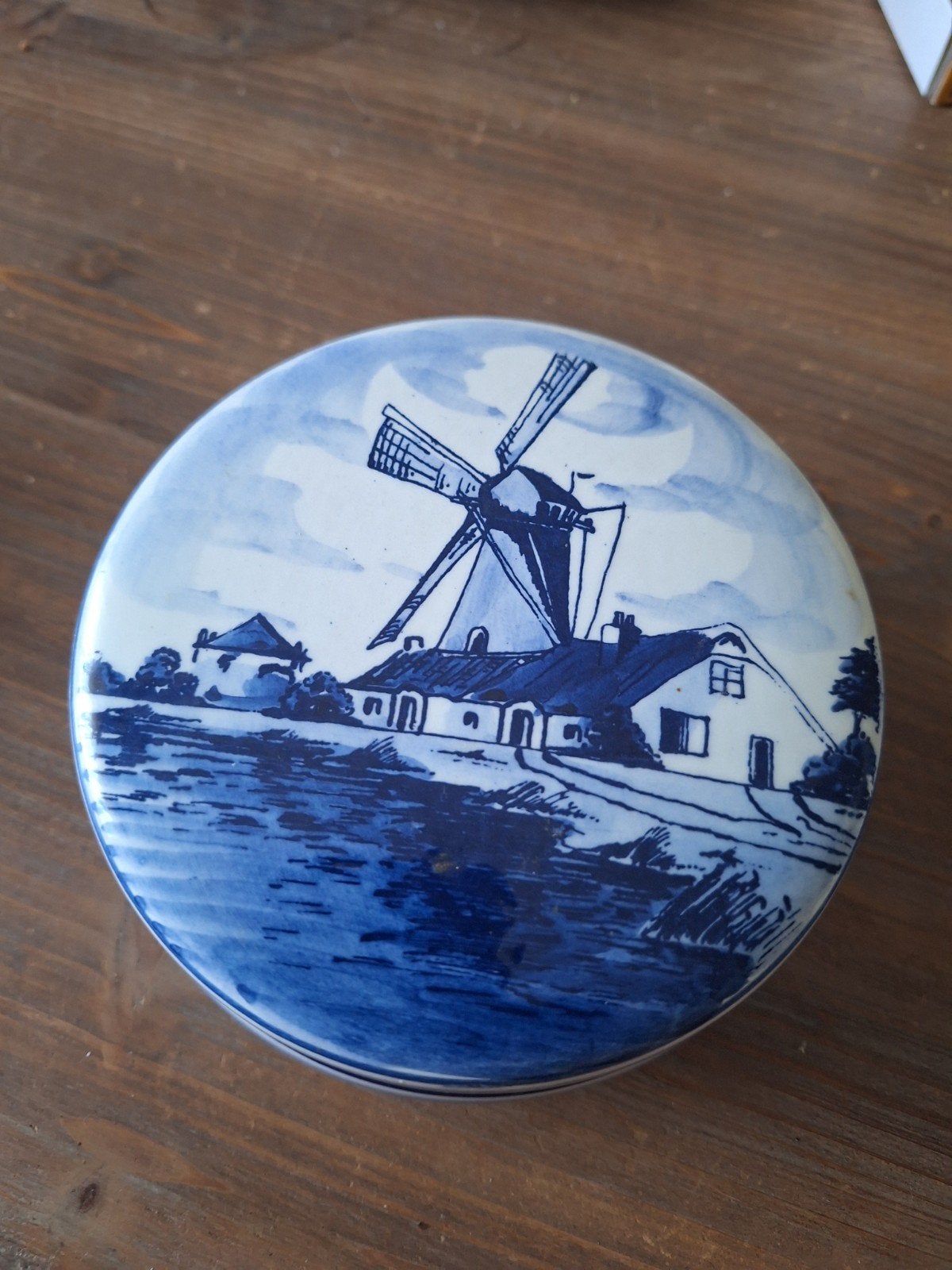 Delft blauw  bonbonniere, Ophalen