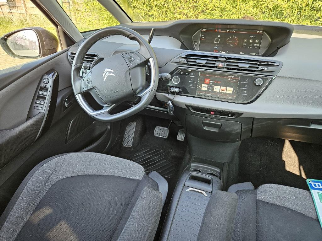 Citroen C4 Picasso SPACE TOURER 1.2 CT OK + CAR PASS, Autos, Citroën, Verrouillage central, Argent ou Gris, Achat, Euro 6