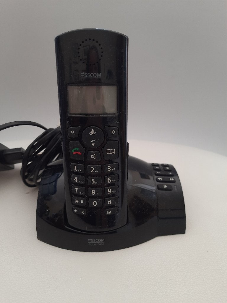 Esscom Butler E475a draadloze telefoon, Ophalen of Verzenden, Gebruikt, 1 handset