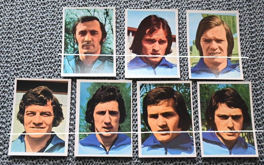 Vanderhout / 73 / 74 / Club Brugge / 7 stuks, Verzamelen, Sportartikelen en Voetbal, Verzenden, Zo goed als nieuw, Spelerskaart