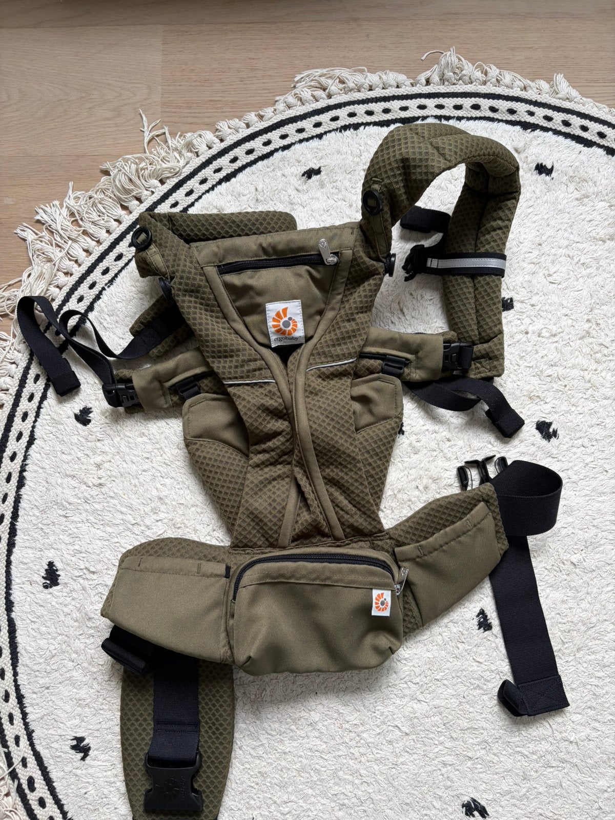 Draagzak Ergobaby omnibreeze kleur groen, Kinderen en Baby's, Overige merken, Buik of Rug, Nieuw, Ophalen of Verzenden
