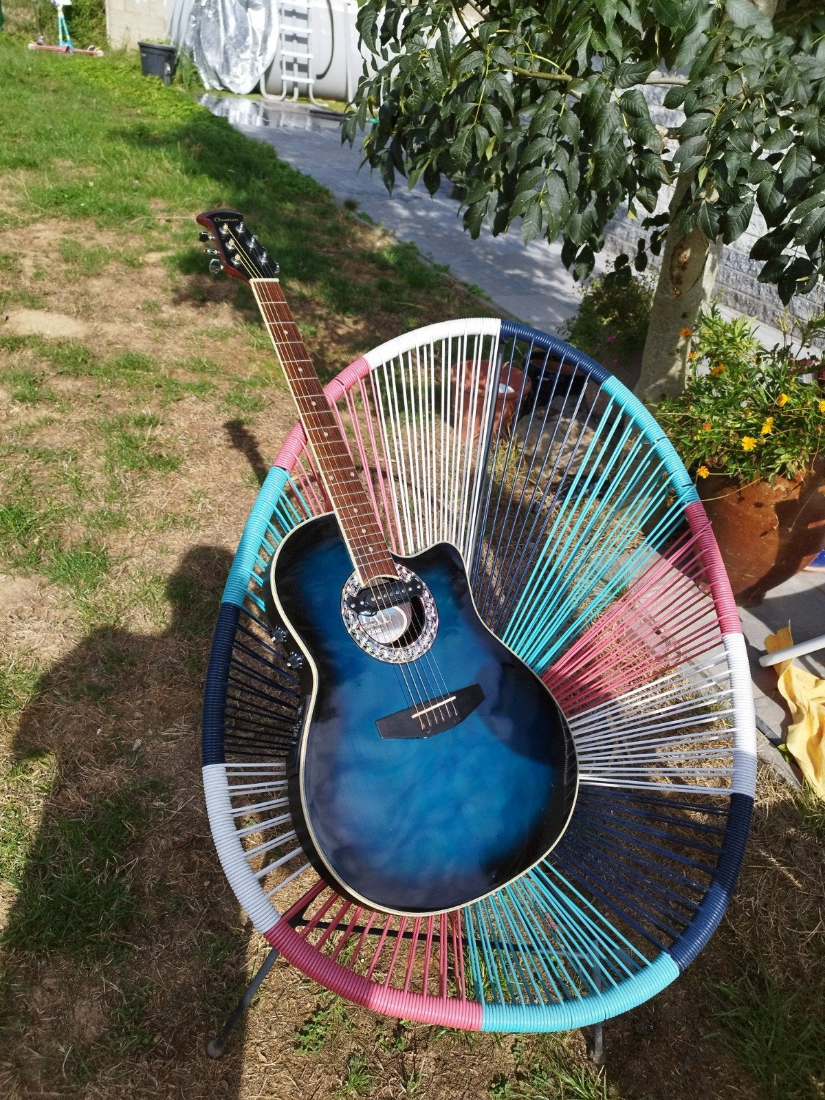guitare électro acoustique ultra deluxe by ovation korea, Musique & Instruments, Enlèvement ou Envoi