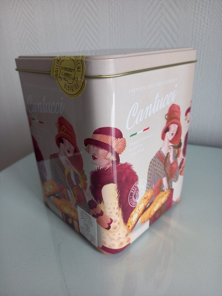 blikken doos Cantucci, Verzamelen, Blikken, Ophalen of Verzenden, Zo goed als nieuw, Koek(jes), Overige merken