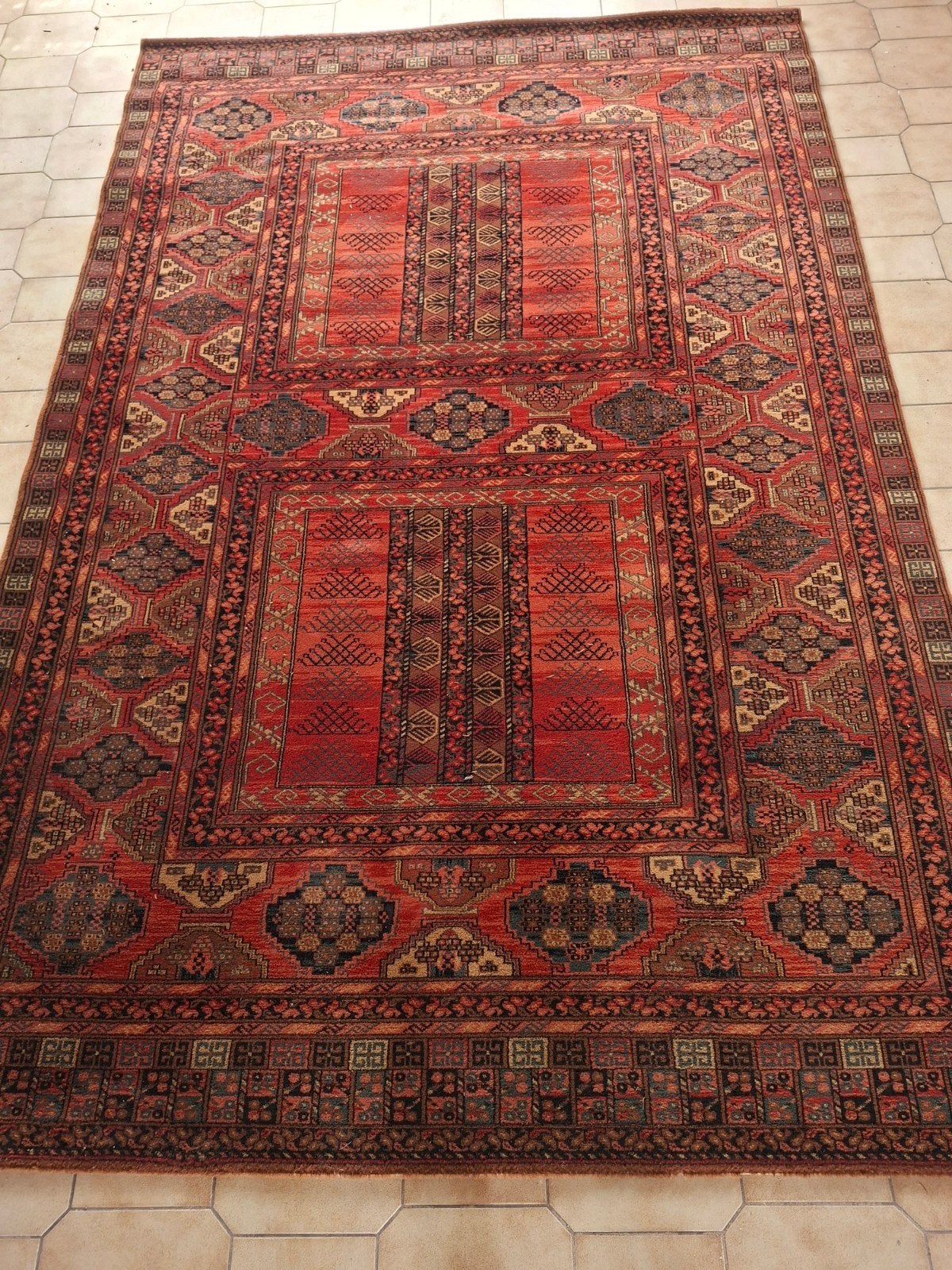Vintage tapijt, Ophalen