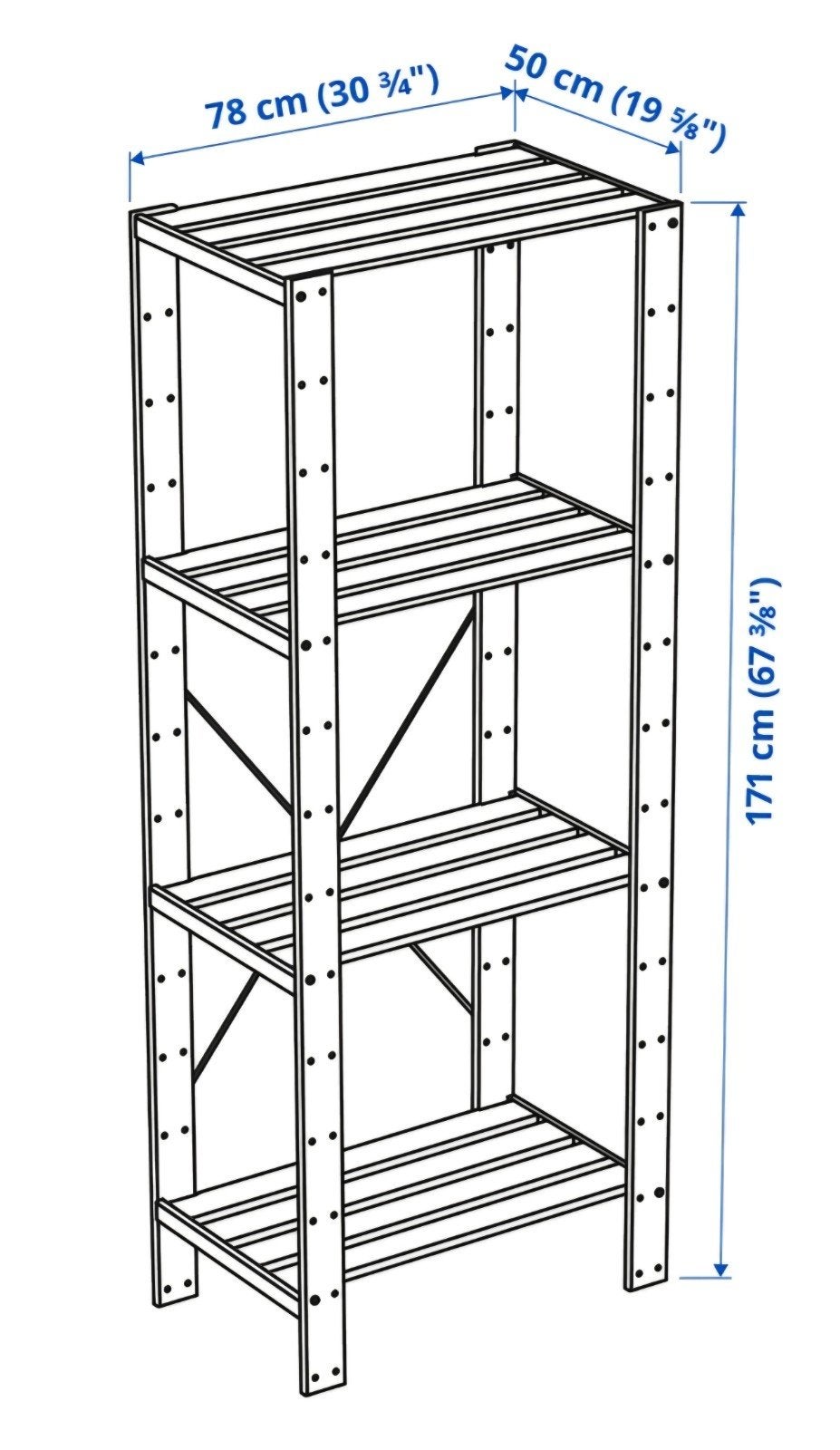 ikea étagère Hejne, Maison & Meubles, Enlèvement, Étagère