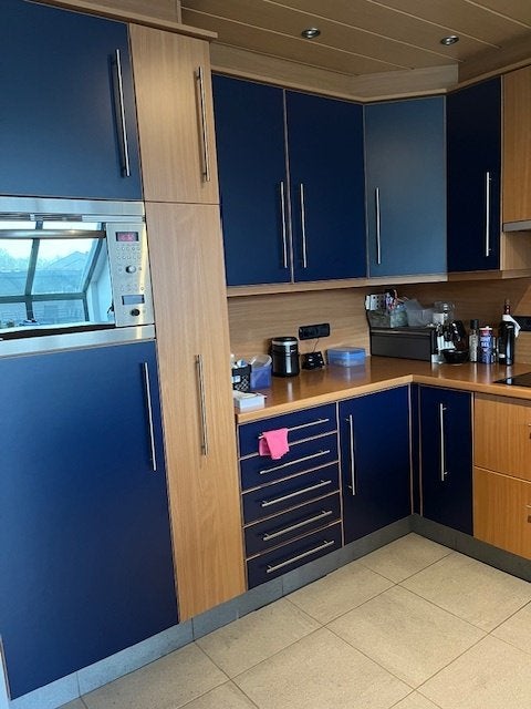 Keuken incl. toestellen, Enlèvement, Utilisé, Bois, Cuisine en U