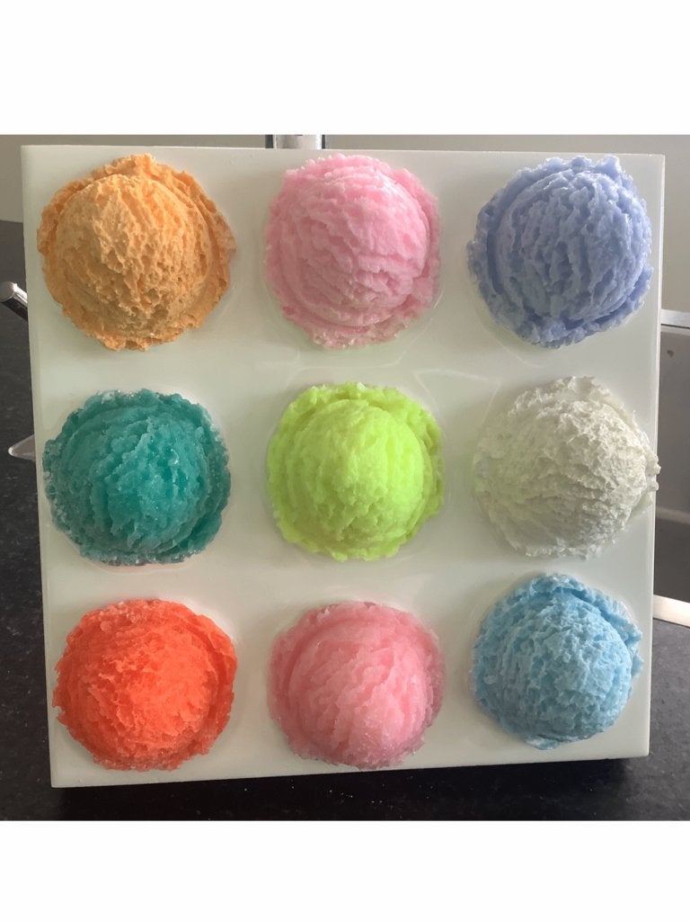 Handmade 3D Icecream walldecoration, Neuf, Plastique, Multicolore, Tableau