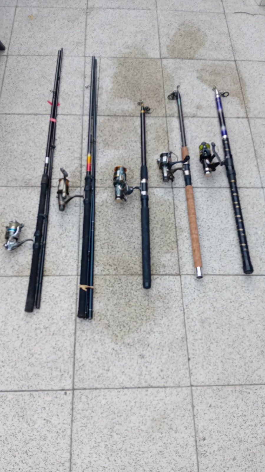 karper hengels 9 delig assortiment met molen1x, Ophalen, Zo goed als nieuw, Molen