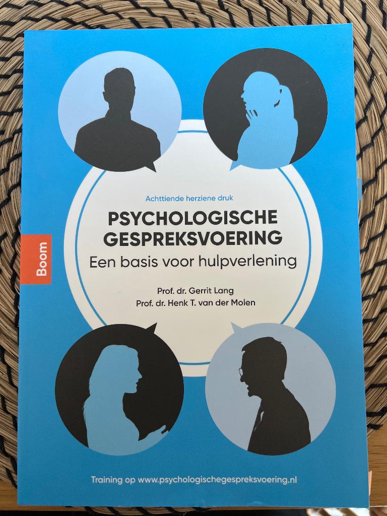 Psychologische gespreksvoering, Ophalen, Zo goed als nieuw