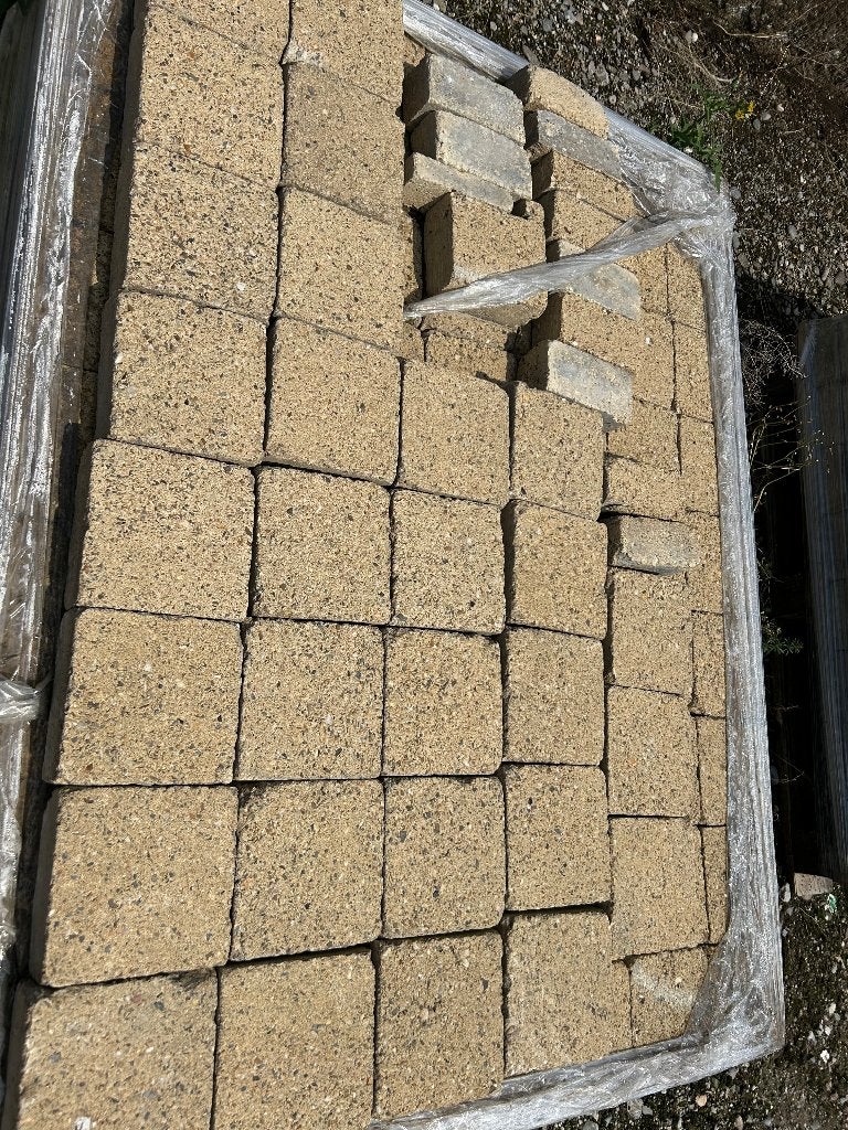 Gebruikte klinkers +/- 20m², Jardin & Terrasse, Pavé & Dalles, Béton, Enlèvement, Utilisé, Briques