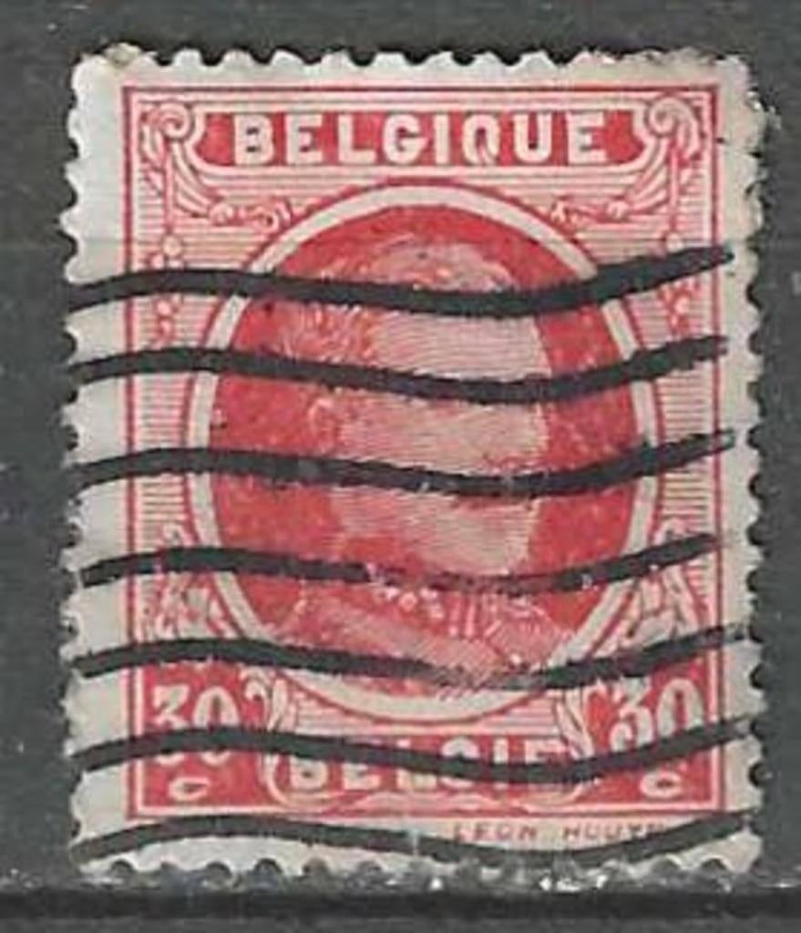 Belgique 1921/1927 - Yvert/OBP 199 - Roi Albert I. (ST), Envoi, Affranchi, Oblitéré, Maison royale