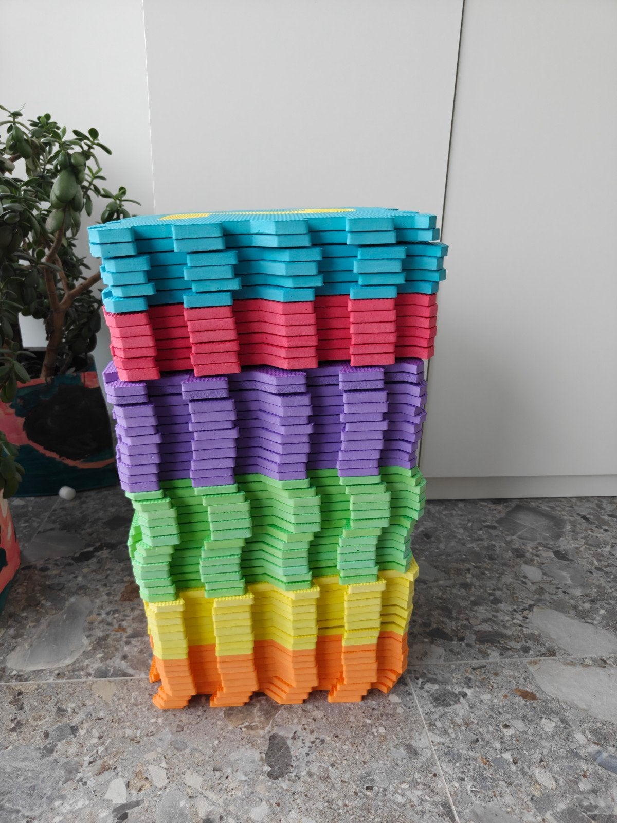 Speeltegels - cijfers en letters 53 stuks, Enfants & Bébés, Jouets | Blocs de construction, Enlèvement, Comme neuf, Autres marques