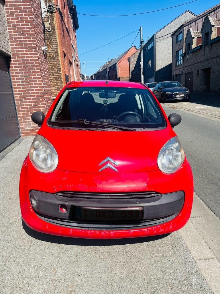 Citroën C1 1.0 essence – 2007 – 169.000 km – 68 ch, Rouge, C1, Noir, 5 places