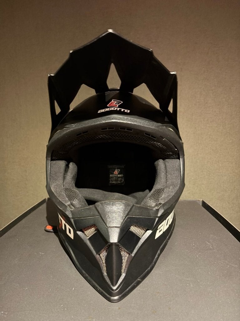 Casque cross / tout-terrain Bogotto - Noir mat - Taille M, Motos, Enlèvement, Seconde main, M