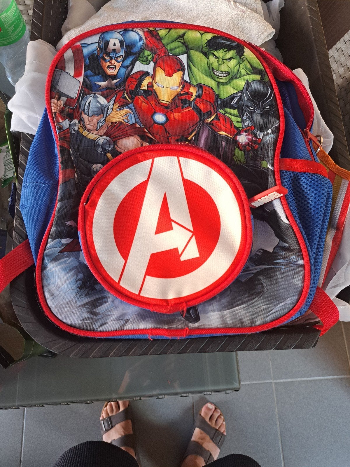 Rugzak Marvel, 25 tot 40 cm, Zo goed als nieuw, Waterdicht, 30 tot 45 cm