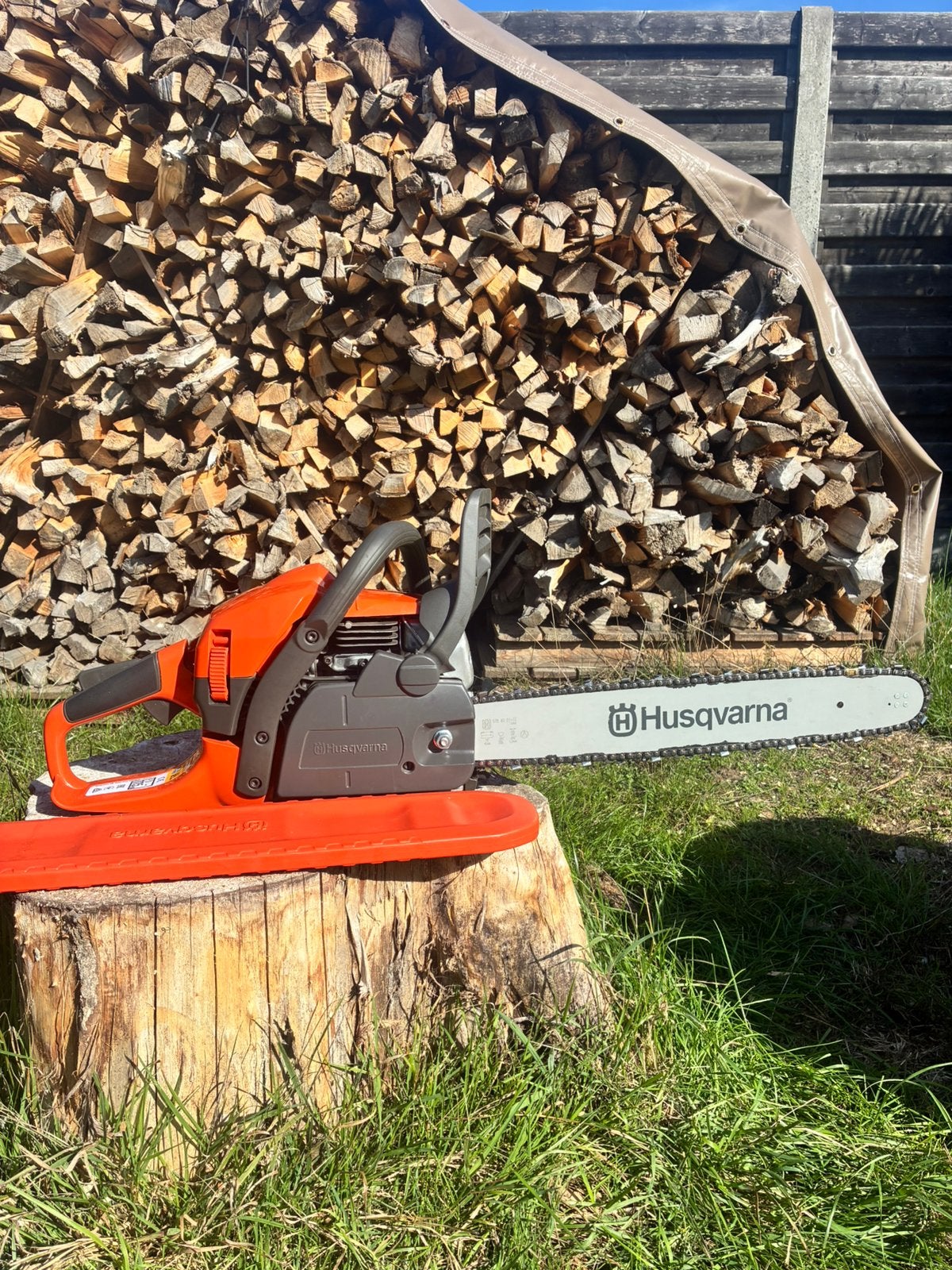 Husqvarna 445 II Benzine Kettingzaag (2024) 45cm Zgan, Tuin en Terras, Ophalen