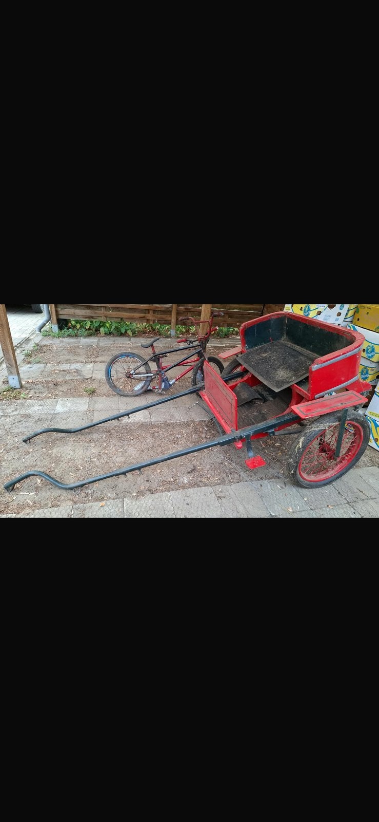 Koets rood, Dieren en Toebehoren, Rijtuigen en Koetsen, Gebruikt