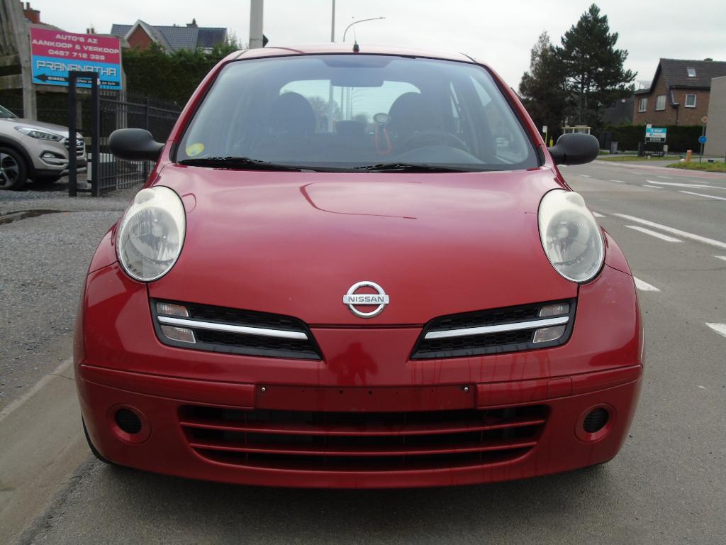 Nissan Micra 1.2 Benzine*05/2006 *Airco, Rouge, Achat, Entreprise, Noir