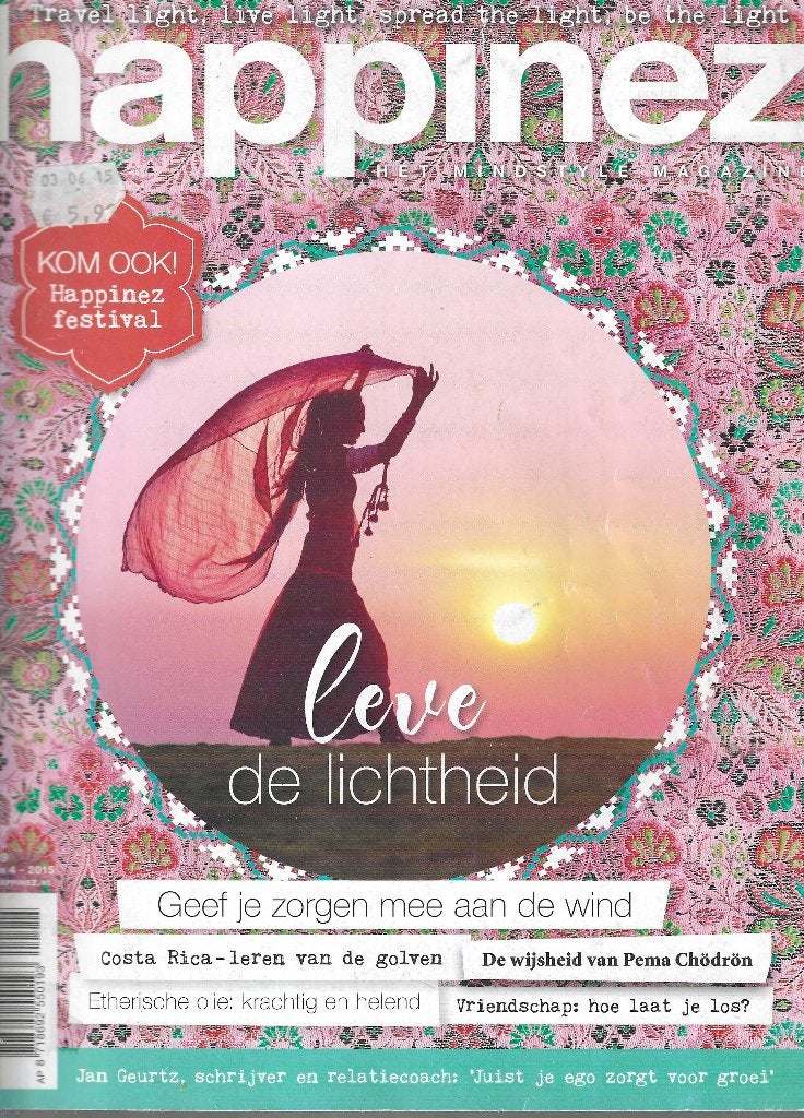 Happinez - Nr. 4 - Jaargang 2015 -, Livres, Enlèvement, Utilisé, Corps et Esprit