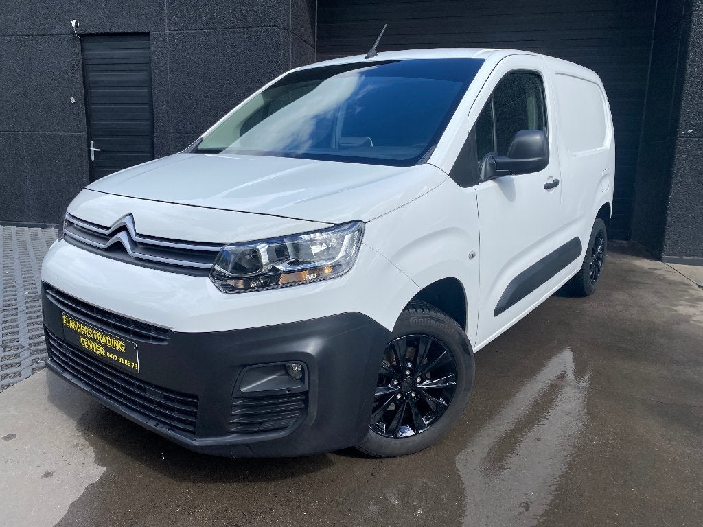 citroen berlingo 1.5d - 3 zit - carplay - gekeurd, Autos, Camionnettes & Utilitaires, 75 kW, Achat, Euro 6, Entreprise