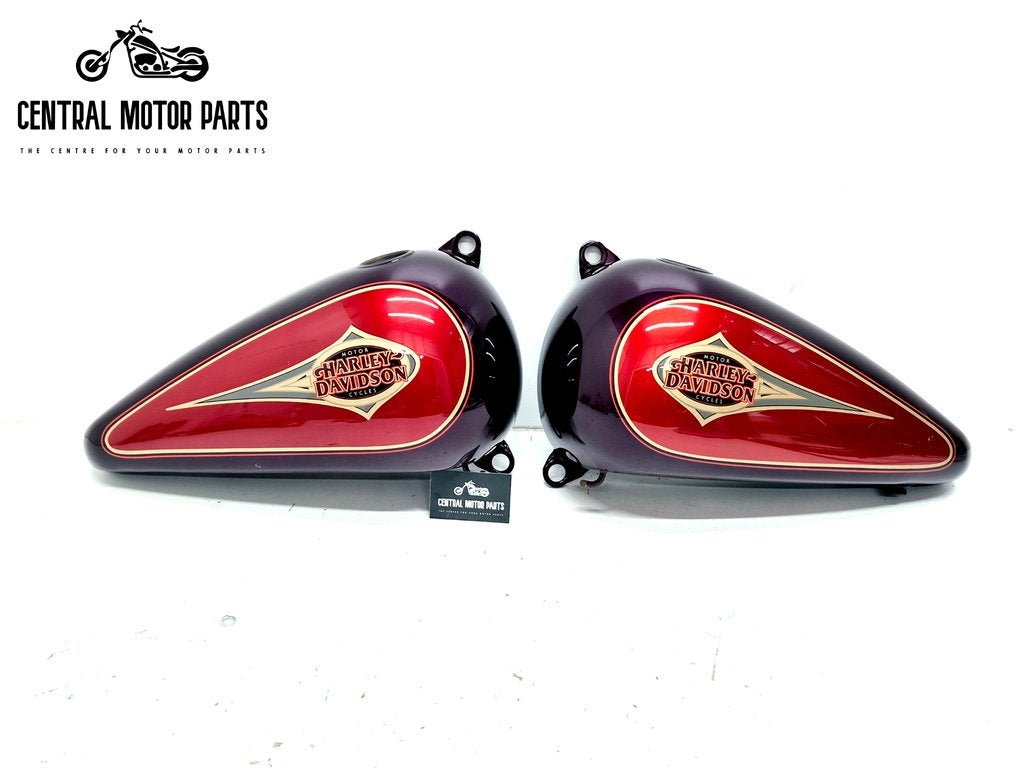 Linker + Rechter Tank Helft 3.5 gallon Softail 1985-1999, Ophalen of Verzenden, Gebruikt