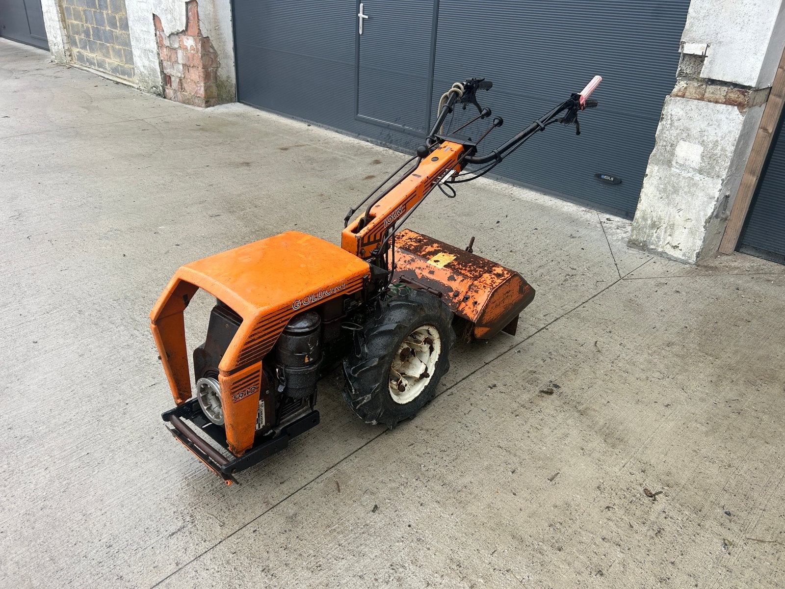 Motoculteur Goldoni 59ld diesel, Jardin & Terrasse, Enlèvement, Utilisé, Bêche