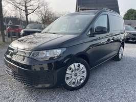 Volkswagen Caddy 1.5 TSI 5pl. DSG Automaat Garantie, Auto's, Automaat, 1498 cc, Zwart, Bedrijf