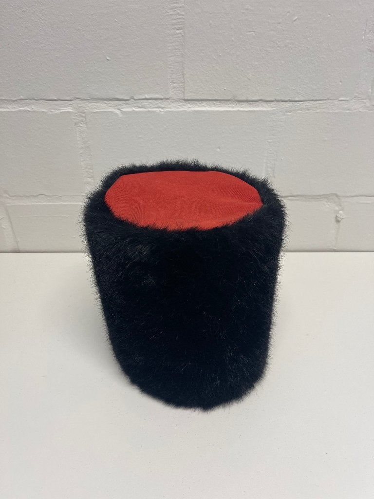 Zwarte kolbak bontmuts muts kepi ceremonieel/fanfare muziek, Ophalen