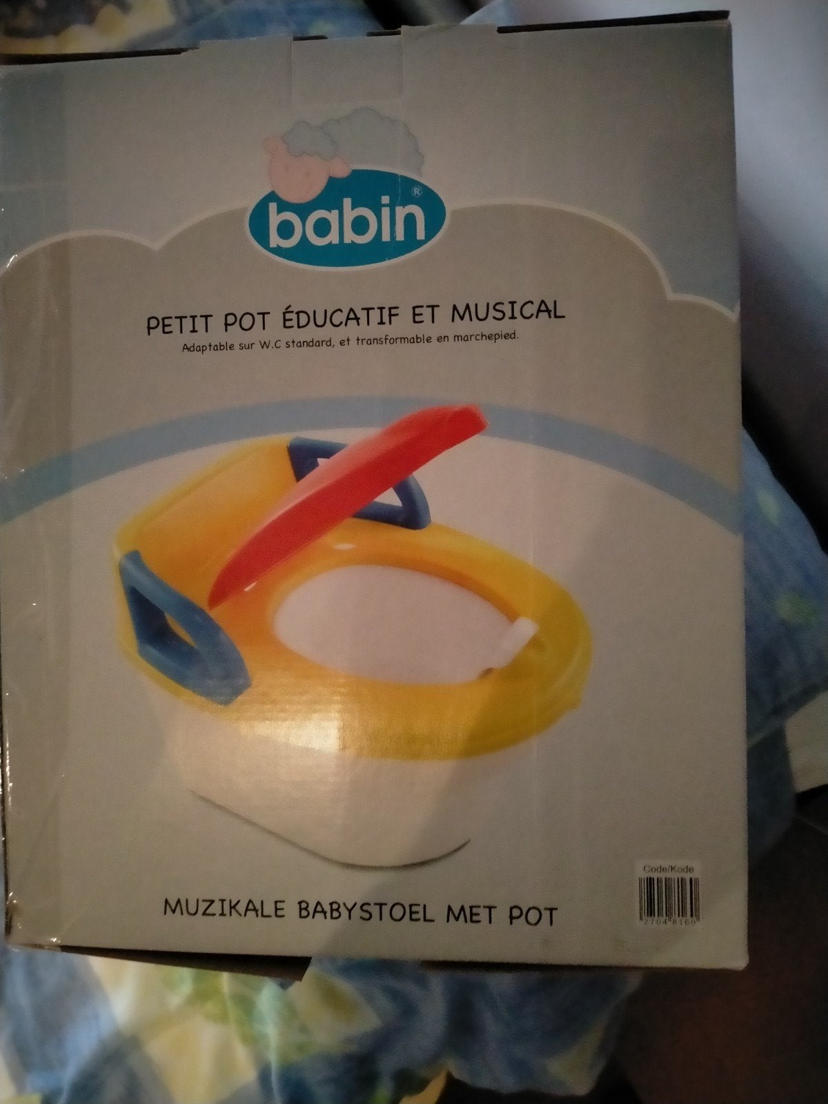 te koop baby potje, Ophalen