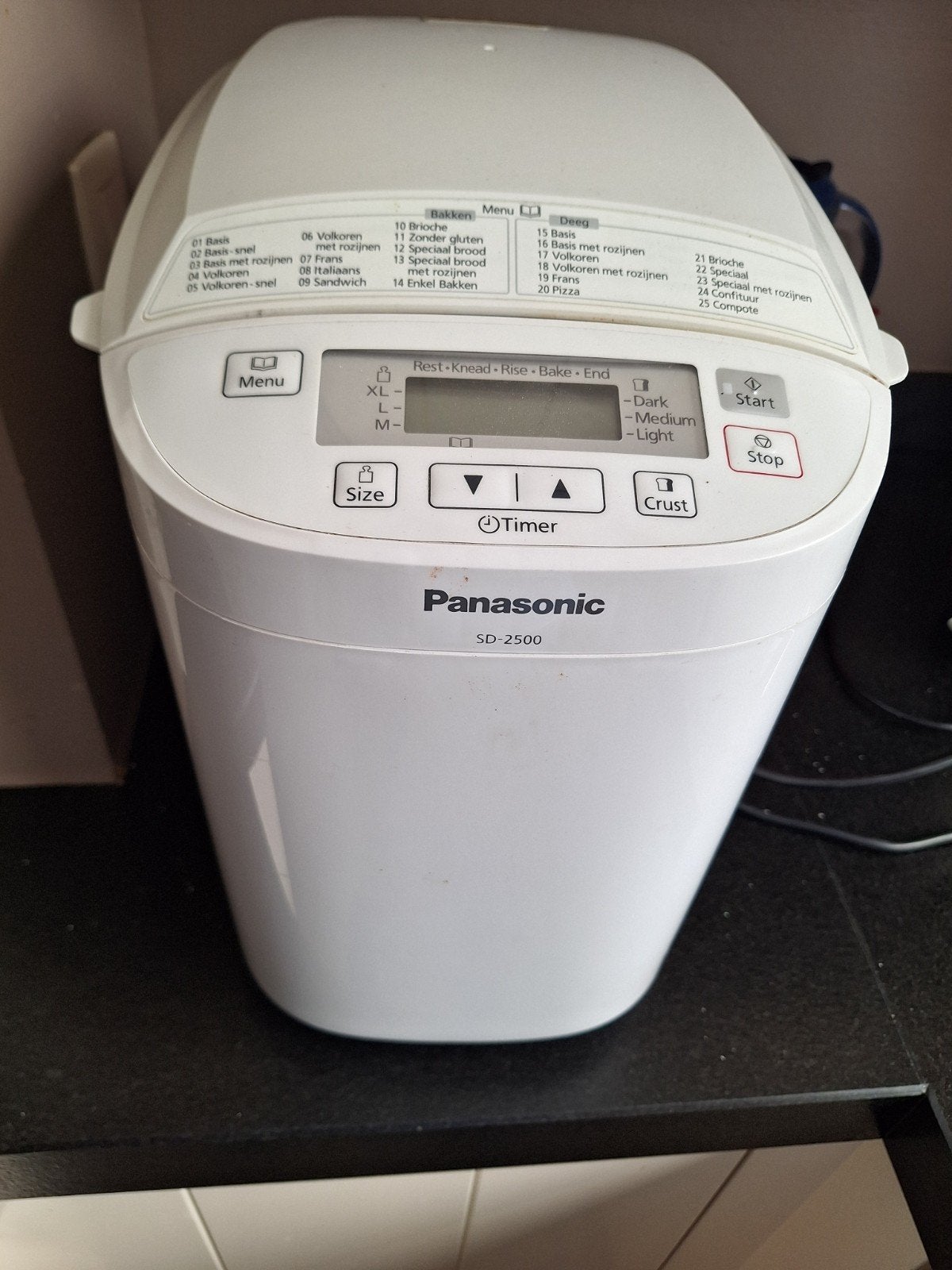 Panasonic broodmachine SD-2500, Electroménager, Machines à pain, Enlèvement