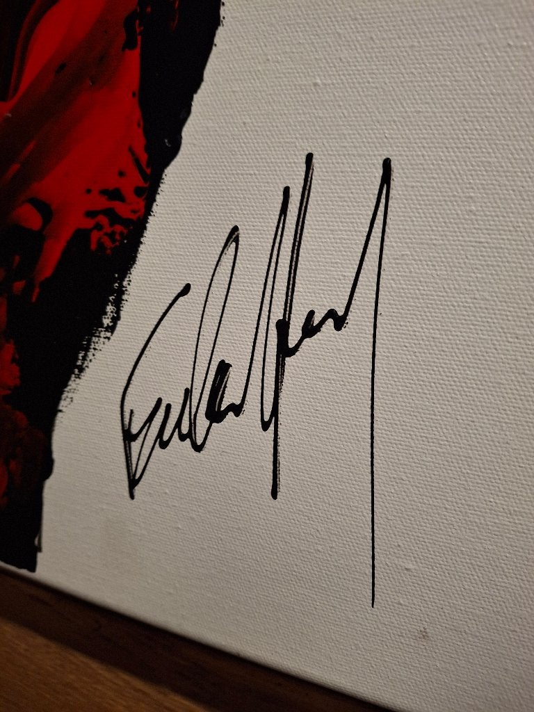 Tableau Henri Escobar avec certificat., Enlèvement, Autres techniques, Portrait ou Personnes, Toile