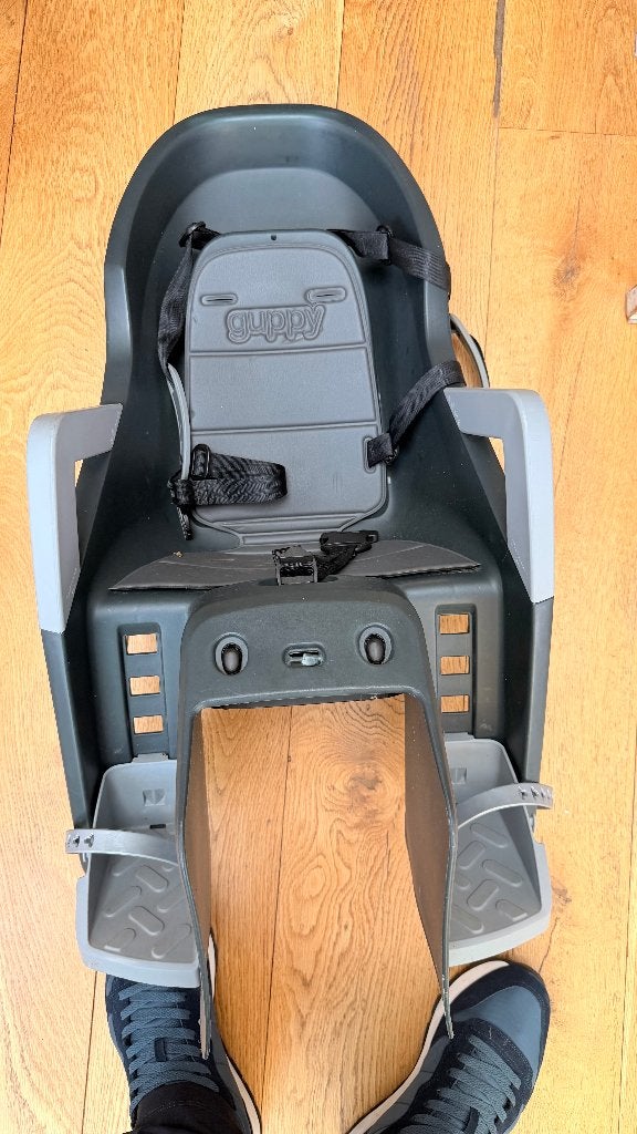 Siège bébé Polisport Guppy  (porte bagage), Ophalen, Gebruikt, Achterzitje, Polisport