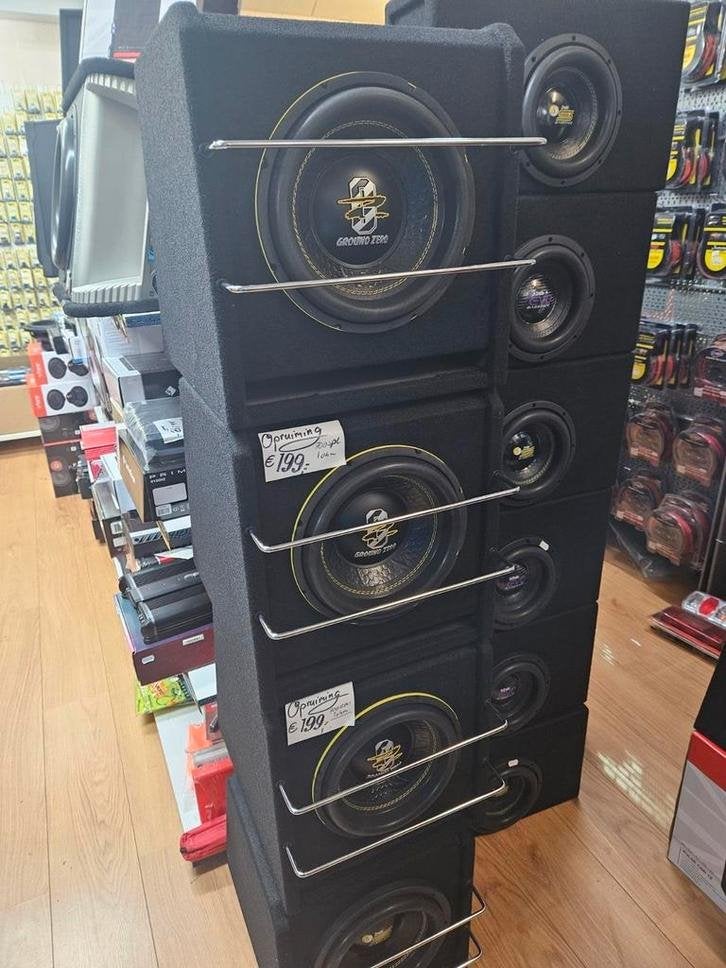 Dikke groundzero subwoofers 700watt spl