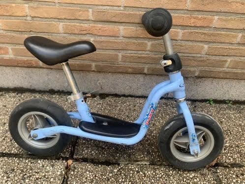 Loopfietsje Puckey blauw, Ophalen, Loopfiets