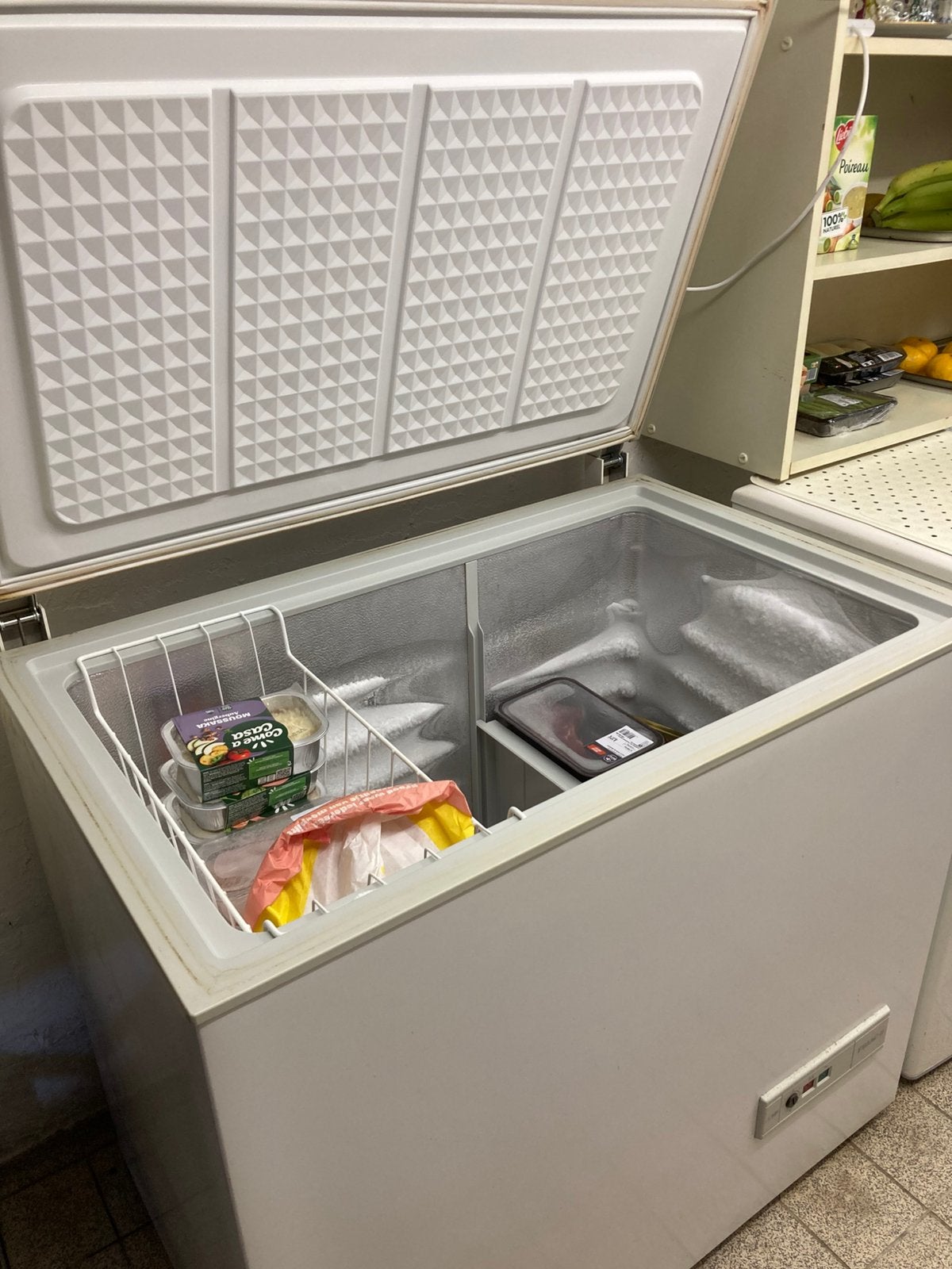 Congélateur bahut 200 litres blanc, Electroménager, Enlèvement, Utilisé, À Poser, Congélateur