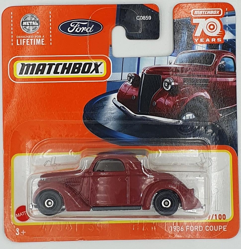 Matchbox - 1936 Ford Coupe - HLC76 - 1:64, Neuf, 333 Continental Boulevard, El Segundo, CA 90245, United States, Service.mattel.com